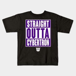 STRAIGHT OUTTA CYBERTRON - D Kids T-Shirt